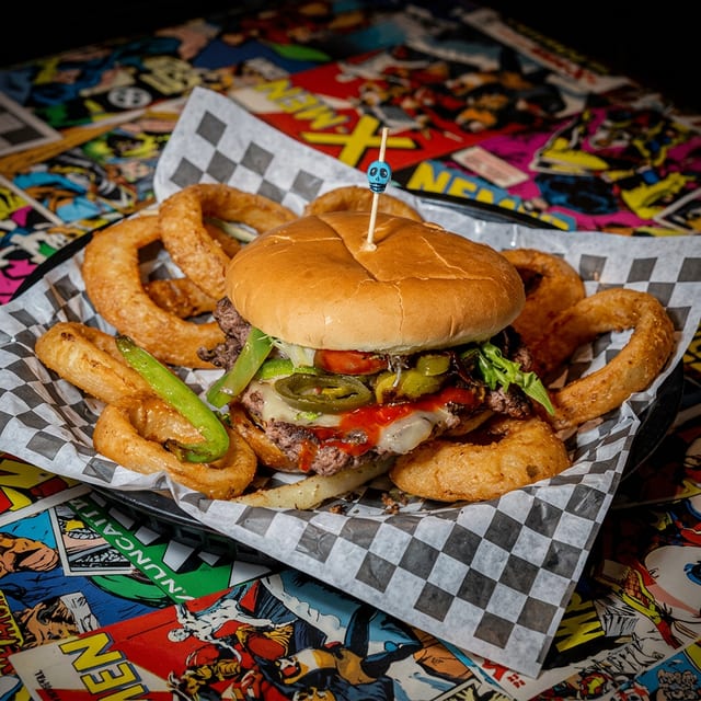 Hell's Gates Burger! (Hot).